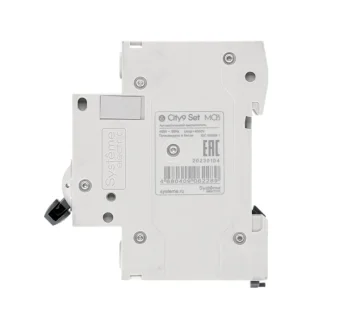Цена на Автоматический выключатель Systeme Electric City9 set ав с, 32 А, 2 Р, 4.5 kА, 230 В C9F34232 