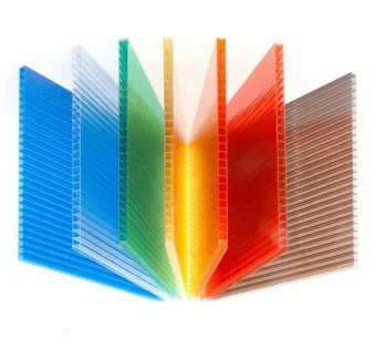 Фото Сотовый поликарбонат цветной 10 мм