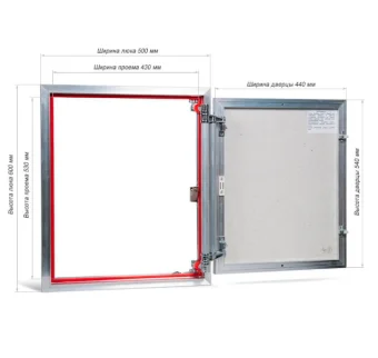 Купить Люк Практика ЕТР 50х60