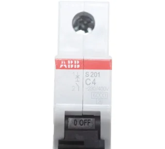 Цена на Автоматический выключатель 1пол 4A, Серия S201, 6,0кА, АВВ
