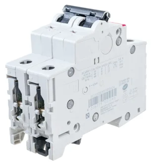 Фото Автоматический выключатель 2пол SH201-NA  50A, 6,0кА, АВВ