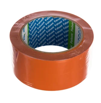 Купить с доставкой по Москве и России Cтроительная лента PVC Folsen оранжевая 50мм x 33м