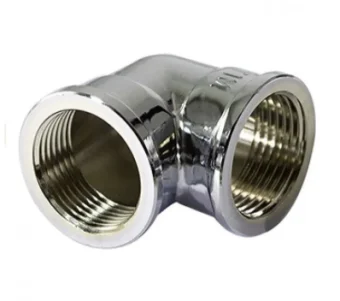 Фото Уголок латунный 3/4 в/р - в/р(хром) TIM