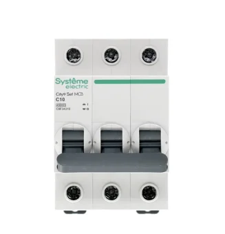Купить Автоматический выключатель Systeme Electric City9 set ав с 10а 3p 4.5ka 400в C9F34310 