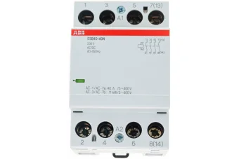 Фото Контактор ABB - ESB40-40N-06, 40A AC-1, катушка 230В AC/DC 