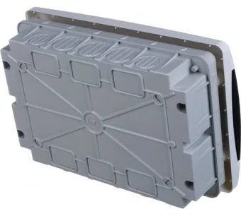 Купить Бокс IEK TEKFOR ЩРВ-П-12 IP41 черная прозрачная дверь