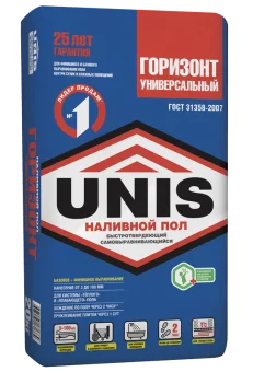Фото Наливной пол Unis Горизонт универсальный 20 кг