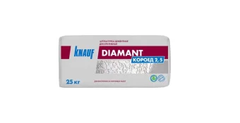Фото Штукатурка декоративная Knauf Диамант короед 2.5 мм 25 кг