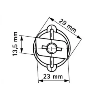 Купить Болт монтажный Walraven BIS Rapid Rail Hammerfix М8 х 40 