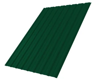 Фото Профнастил С10B 0,4 PE RAL 6005 зеленый мох
