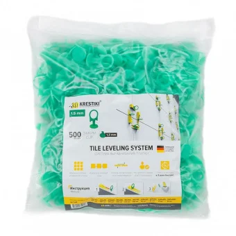 Купить СВП Зажим 1.5 мм 3D KRESTIKI PROFI - 500шт/уп