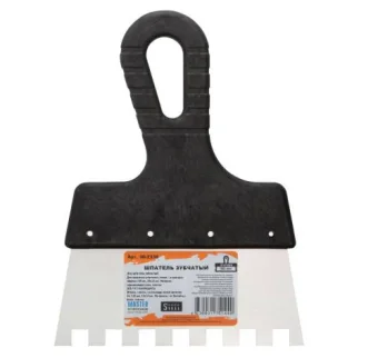 Купить Шпатель зубчатый 150 мм 10х10 MASTER COLOR 