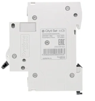 Цена на Автоматический выключатель Systeme Electric City9 set ав с, 40 А, 1 Р, 4.5 kА, 230 В C9F34140 