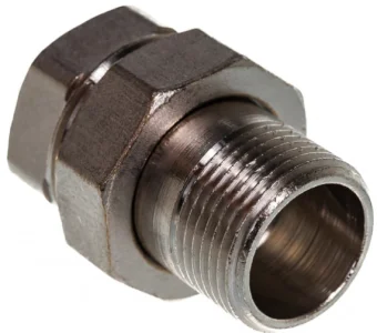 Купить Американка Valtec 3/4 дюйма вн/р - н/р(Хром)