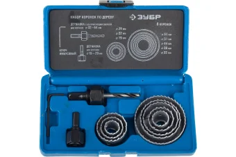 Фото Набор коронок по дереву ЗУБР 19-64мм - 8шт