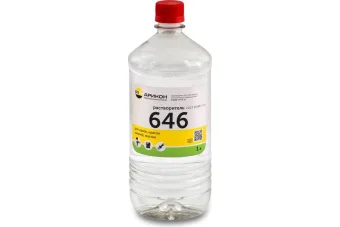 Фото Растворитель 646  ГОСТ бутылка 1 л 