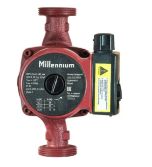 Купить Насос циркуляционный Millennium MPS 25-40 (180 мм) с соединительными гайками