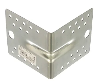Фото Уголок крепежный усиленный оцинкованный 105х105х90х2
