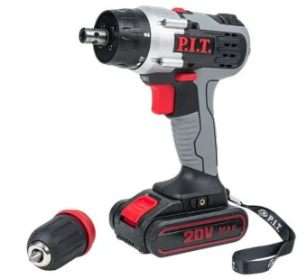 Аккумуляторная дрель-шуруповерт P.I.T. 20 В, 1.5 Ач  в интернет магазине Прораб Шоп