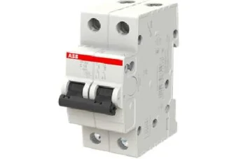 Фото Автоматический выключатель 2пол 10A, 6кА, ABB