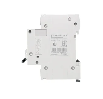 Цена на Автоматический выключатель Systeme Electric City9 set ав с, 50 А, 1 Р, 4.5 kА, 230 В C9F34150   