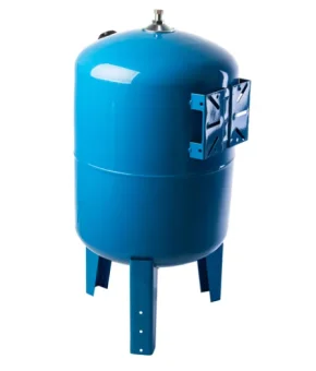Купить Расширительный бак STOUT STW-0002 гидроаккумулятор 100 л. вертикальный (цвет синий)