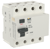 Автоматический выключатель дифференциального тока 40А IEK