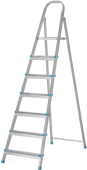 Стальная лестница-стремянка КУРС 7 ступеней Стальная лестница-стремянка КУРС 7 ступеней