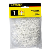 Крестики для плиткт 1 мм STAYER Крестики для плиткт 1 мм STAYER