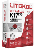 Клей для плитки Litokol K17 25 кг серый