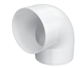 Отвод вентиляционный D 100х90