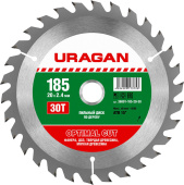 URAGAN Optimal cut 185x20 мм 30Т, по дереву URAGAN Optimal cut 185x20 мм 30Т, по дереву