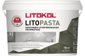 Суперфинишная полимерная шпатлевка LITOKOL LITOPASTA 18 кг ведро