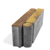 Бордюр тротуарный шарнирный БРШ, Color Mix "Мальва" Бордюр тротуарный шарнирный БРШ, Color Mix "Мальва"