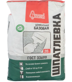 Шпатлевка Старатели базовая 20 кг цементная Шпатлевка Старатели базовая 20 кг цементная