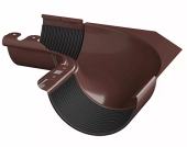 Угол желоба внутренний ТЕХНОНИКОЛЬ МВС 125/90, 90°, коричневый