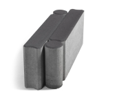 Бордюр тротуарный шарнирный БРШ, серый