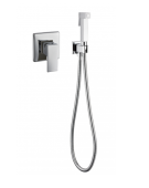 Смеситель встраиваемый с гигиеническим душем Grocenberg GB1001 Хром