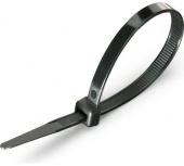 Хомуты-стяжки нейлоновые FORTISFLEX КСС 5х400 мм черный 100 штук Хомуты-стяжки нейлоновые FORTISFLEX КСС 5х400 мм черный 100 штук