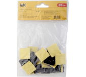 Самоклеящаяся площадка под хомуты IEK 25x25 черная 100 шт Самоклеящаяся площадка под хомуты IEK 25x25 черная 100 шт