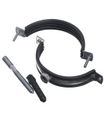 Хомут металлический с резинкой 4 Размер 107-115 мм со шпильк. и дюбел. Хомут металлический с резинкой 4 Размер 107-115 мм со шпильк. и дюбел.