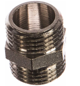 Ниппель Valtec резьбовой 1/2 нар/нар рез.(Хром)