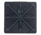 Коробка распределительная 100х100х40 двухкомпонентная безгалогенная (HF) Черная