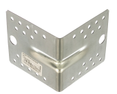 Уголок крепежный усиленный оцинкованный 105х105х90х2