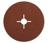 Круг шлифовальный ПРОФИ фибровый (5 шт; 125х22 мм; P100) для УШМ ЗУБР