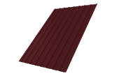 Профнастил С10A 0,45 PE RAL 3005 красное вино