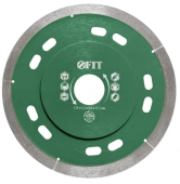 Диск алмазный отрезной 125х1,1х8,0х22,2 мм Fit по керамограниту Диск алмазный отрезной 125х1,1х8,0х22,2 мм Fit по керамограниту