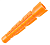 Дюбель распорный Orange 6х40 Дюбель распорный Orange 6х40