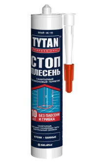 Цена на Герметик силиконовый Tytan Professional Стоп Плесень санитарный нейтральный белый 280 мл
