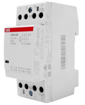 Купить Контактор ABB - ESB25-40N-06, 25A AC-1, катушка 230В AC/DC